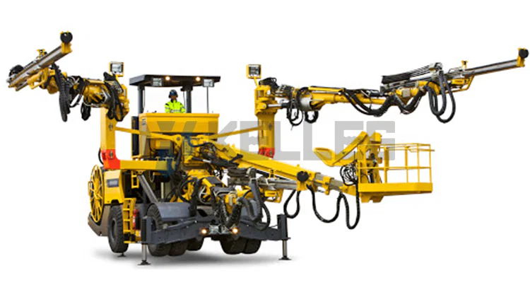 hydraulic tunneling jumbo