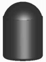 Spherical button
