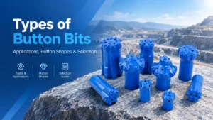 types of button bits applications, button shapes & selection