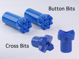 cross bit vs. button bit performance comparison