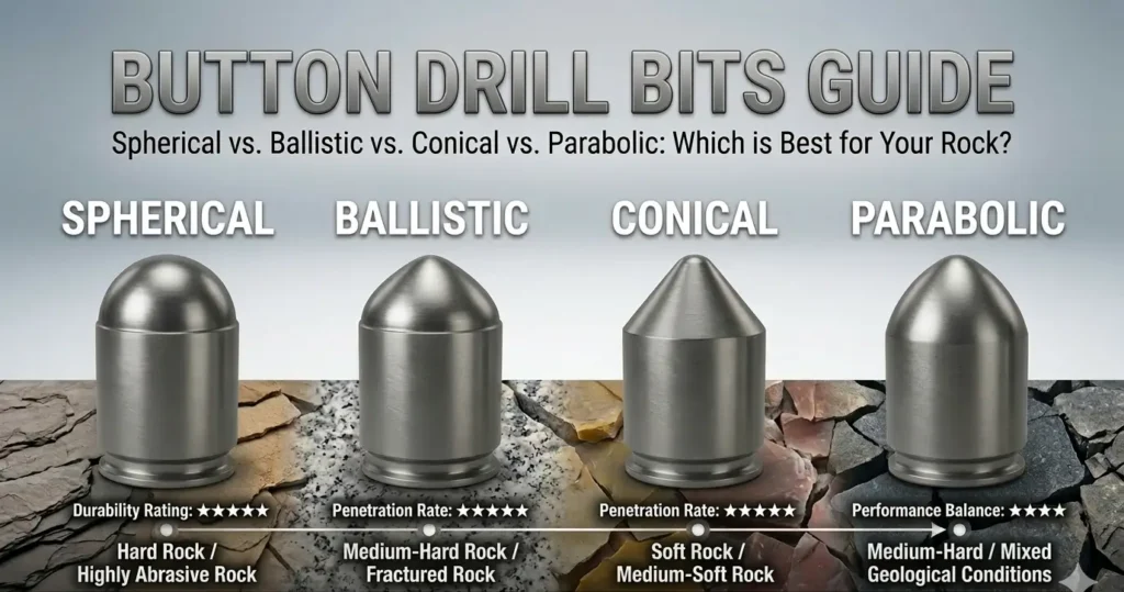 button drill bits guide