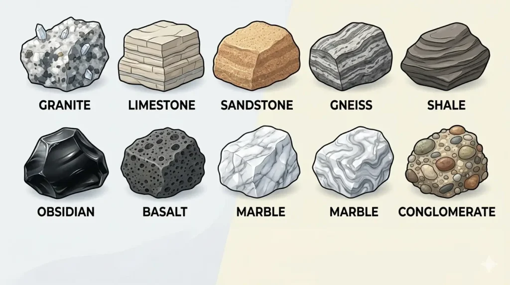 rock types