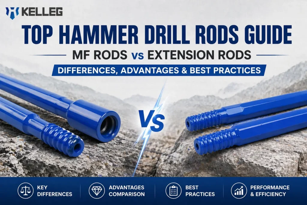 top hammer drill rods guide mf rods vs extension rods – differences, advantages & best practices
