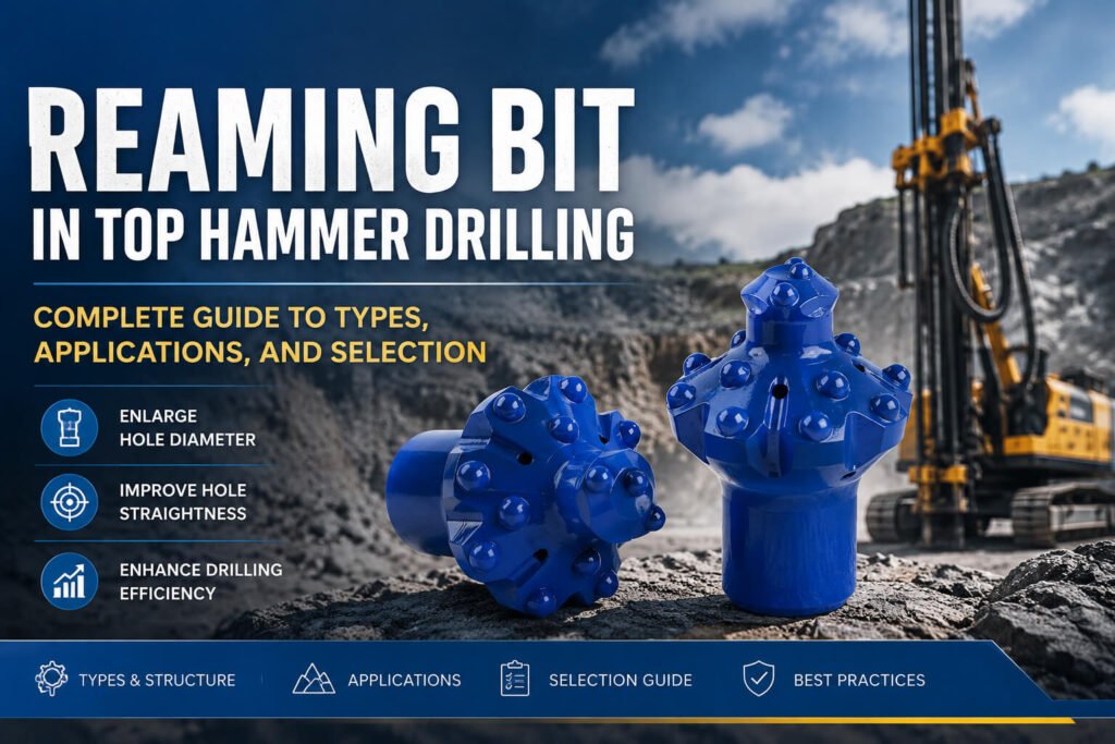 reaming bit in top hammer drilling complete guide to types, applications, and selection
