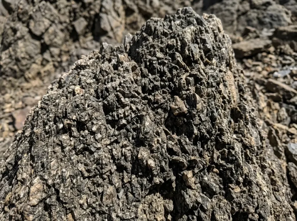 highly abrasive rock