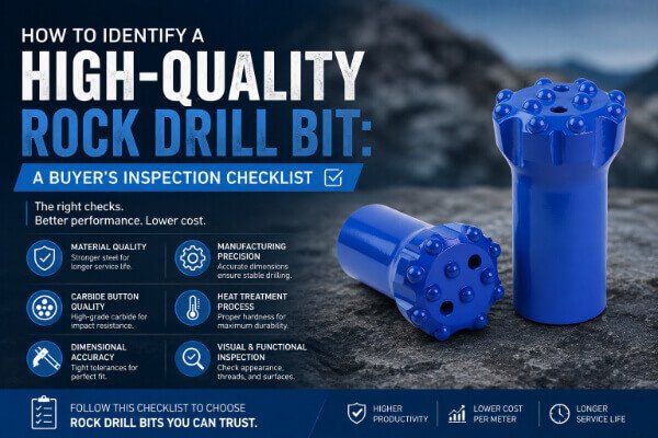 how to identify a high quality rock drill bit